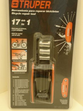 Truper Bicycle Repair Tool 17 in 1-