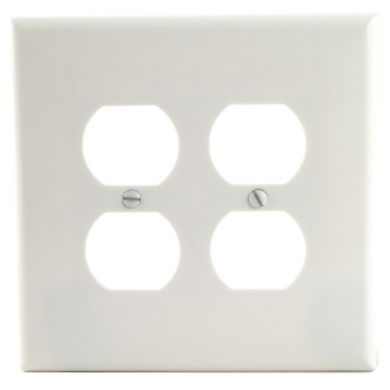 Cover Outlet 2 Gang/White