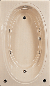 Hydromax Oval Mediana Classic Style Whirlpool Tub