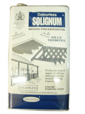Colorless Solignum Wood Preservative