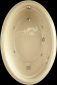Hydromax Kilauehan Whirlpool Oval Tub