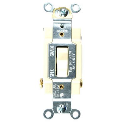 Switch Flush Trpl 3Pole Ivory