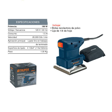 Truper Sander Orbital 180W